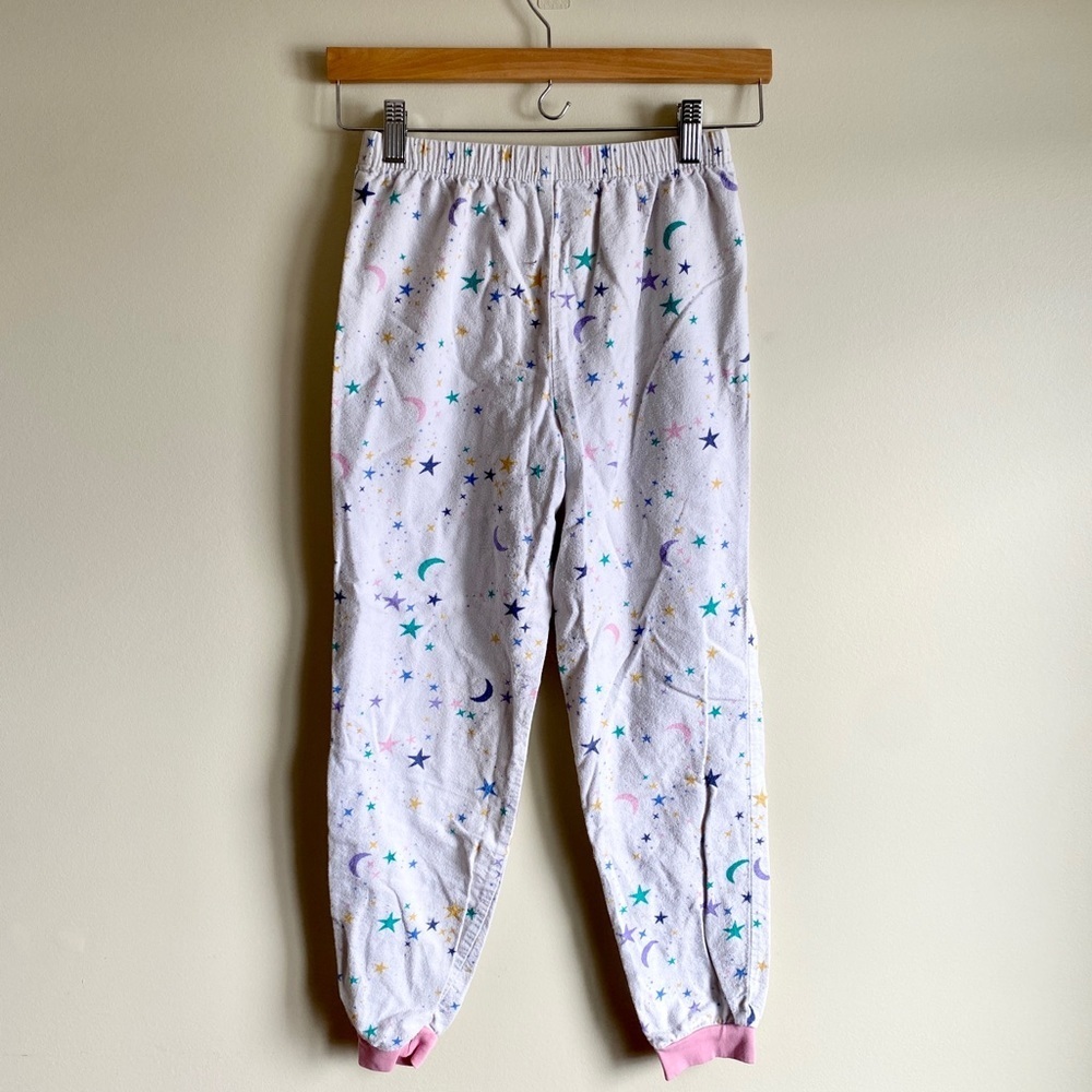 Vintage 90s Y2K Stars Moons Cotton Pajama Pants - Picture 2 of 3